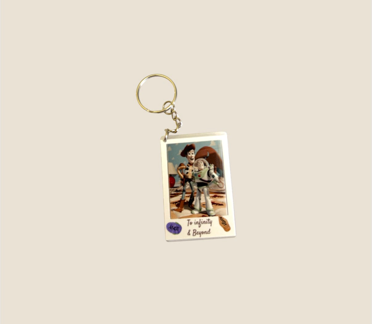 To infinity & beyond Keychain
