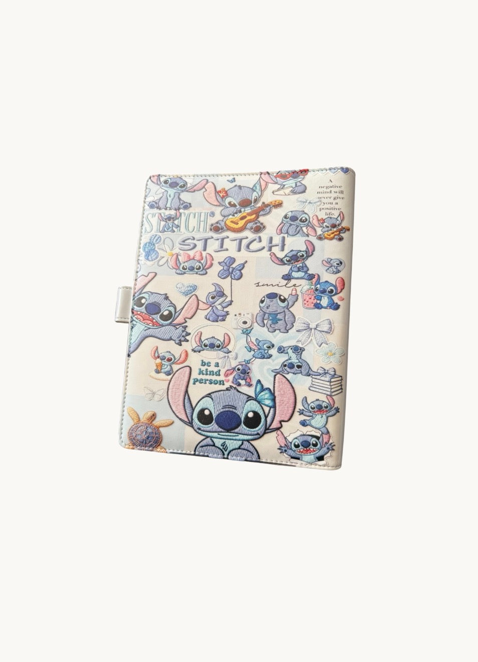 Blue Leather Binder
