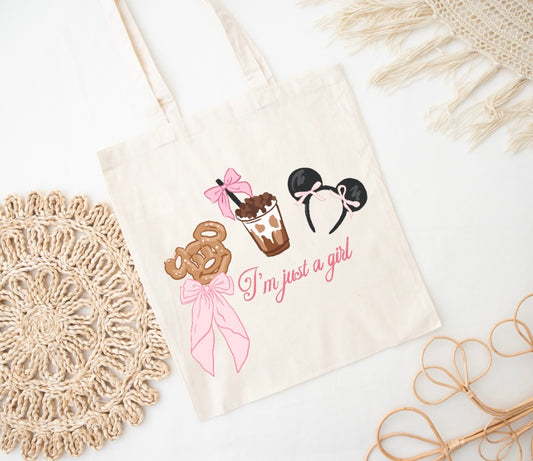 Just a girl Tote