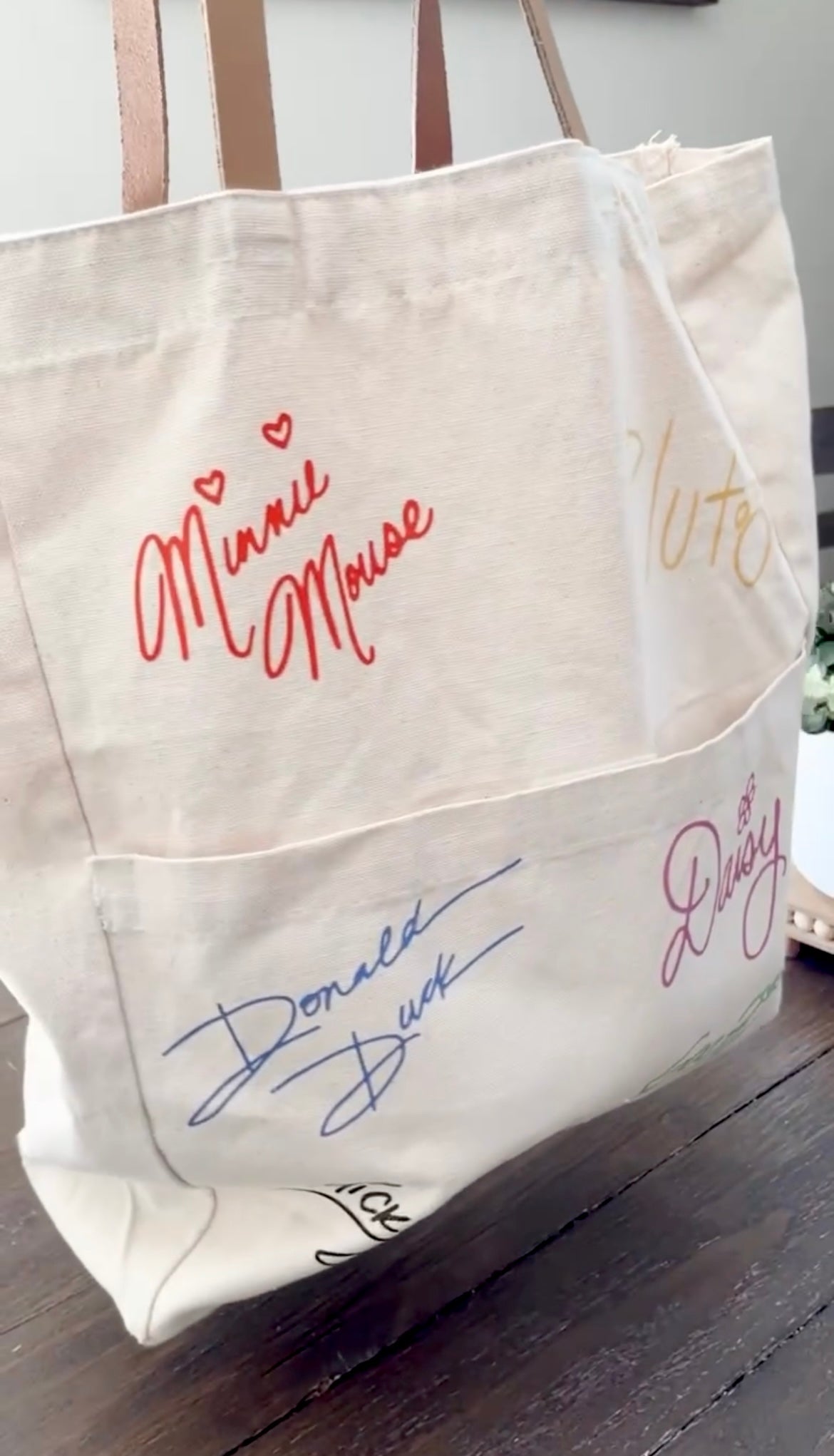 Signature Large Canvas Tote