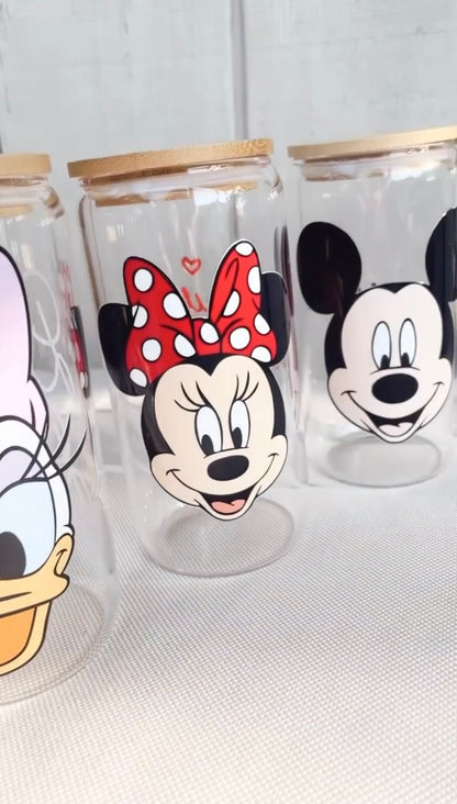 Bow Mouse 16oz Glass