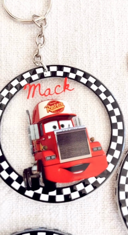 Cars Acrylic Keychains