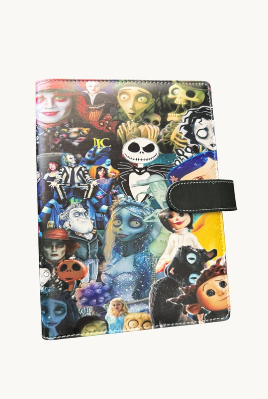 Halloween Mix Leather Binder