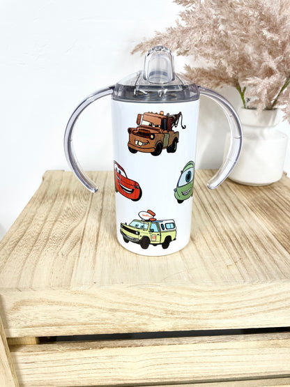 Car Mashup Sippy/ Kids tumbler