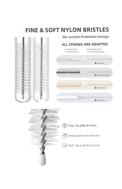 Flexible Straw brush cleaner