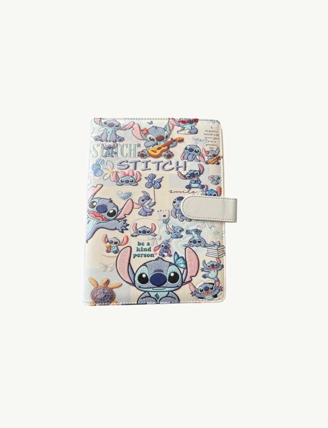 Blue Leather Binder