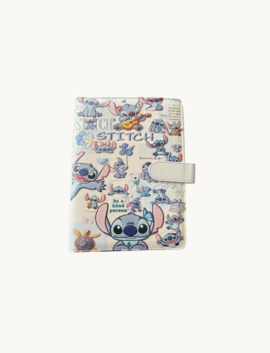 Blue Leather Binder