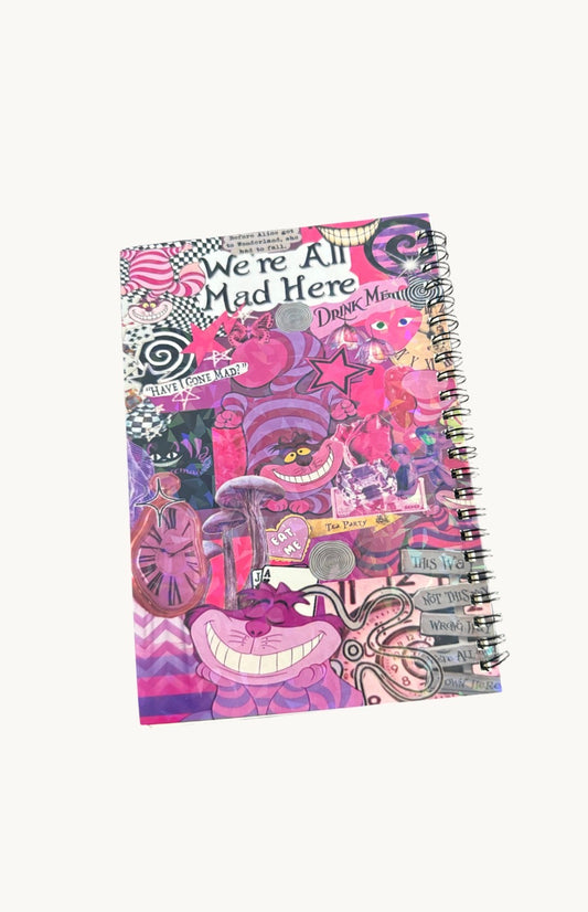 Pink Cat Spiral notebook