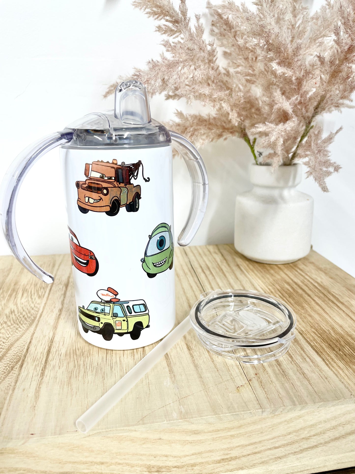 Car Mashup Sippy/ Kids tumbler