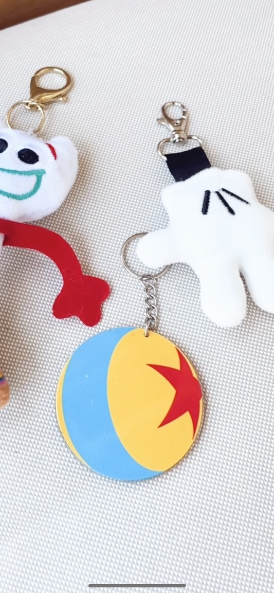 Star Ball Double sided keychain