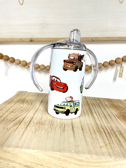 Car Mashup Sippy/ Kids tumbler