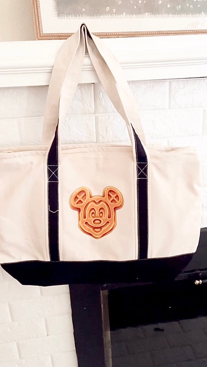 Waffle Tote Bag