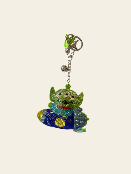 Bling Alein Keychain