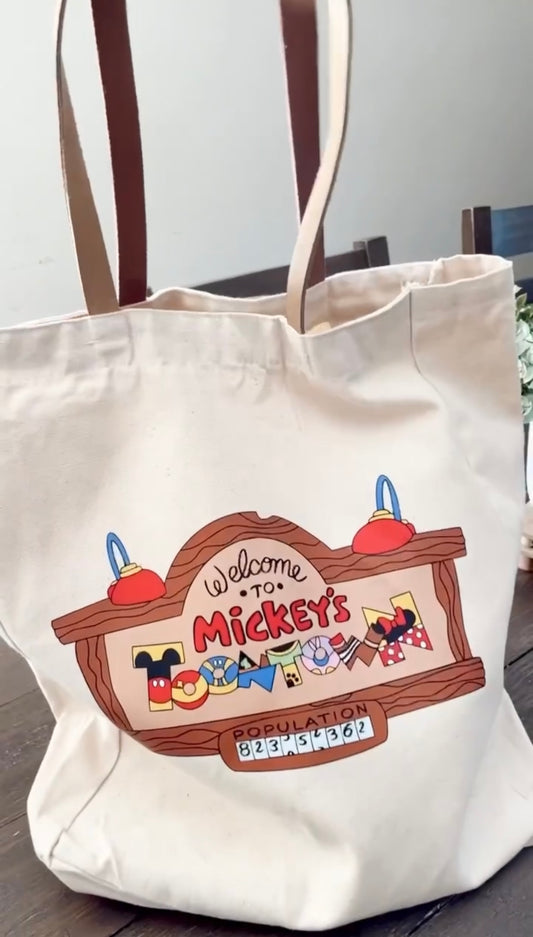 Signature Large Canvas Tote